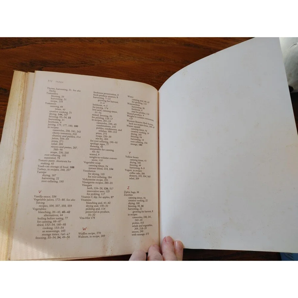 Unbranded vintage preservation book